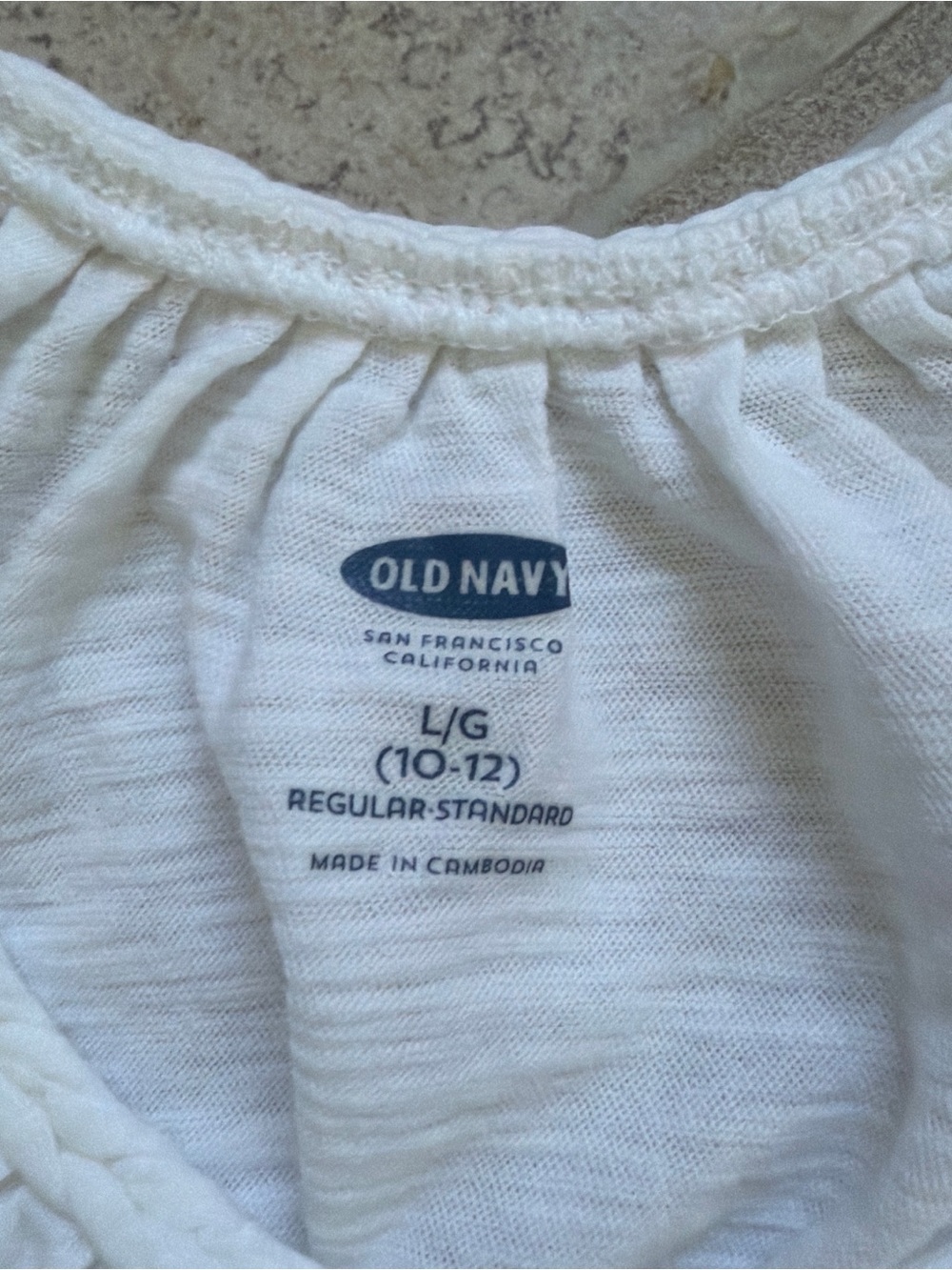 Old Navy White Spaghetti Strap Tank Top - Picture 4 of 4